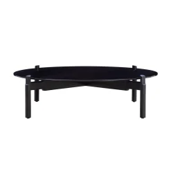 Wendelbo Notch Round Sofabord Stor Sort