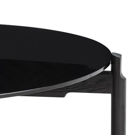 Wendelbo Notch Round Sofabord Stor Sort