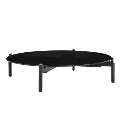 Wendelbo Notch Round Sofabord Ekstra Stor Sort