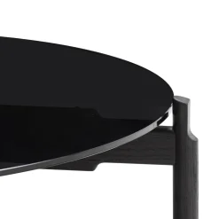 Wendelbo Notch Round Sofabord Ekstra Stor Sort