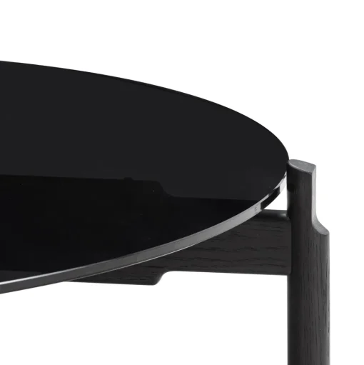 Wendelbo Notch Round Sofabord Ekstra Stor Sort