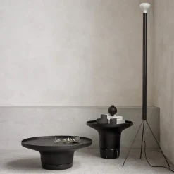 Wendelbo Poller SofabordØ80 Sort/ Sort Marmor