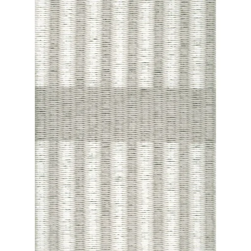 Woodnotes Cut Stripe Gulvtáppe 140x200 Papirgarn/Stone White