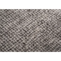 Woodnotes Grid Håndknyttet Uld Gulvtáppe 140 x 200 cm Hvid/Grå