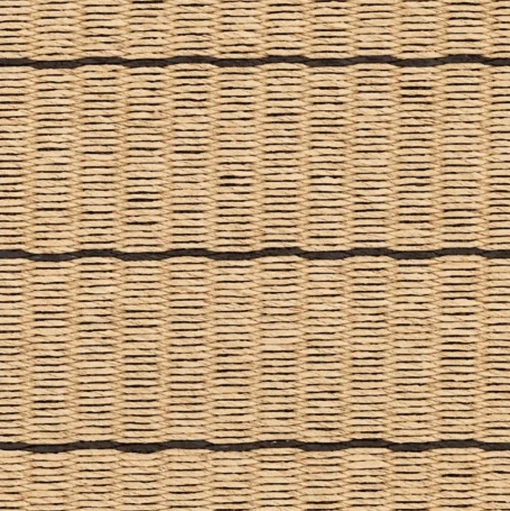 Woodnotes Line Gulvtáppe 170x240 Papirgarn/Sort