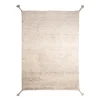 Woodnotes Uni Håndknyttet Uld Gulvtáppe 140 x 200 cm Ivory Hvid
