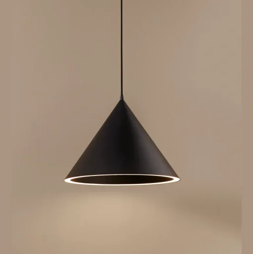 Woud Annular Pendel Stor Sort