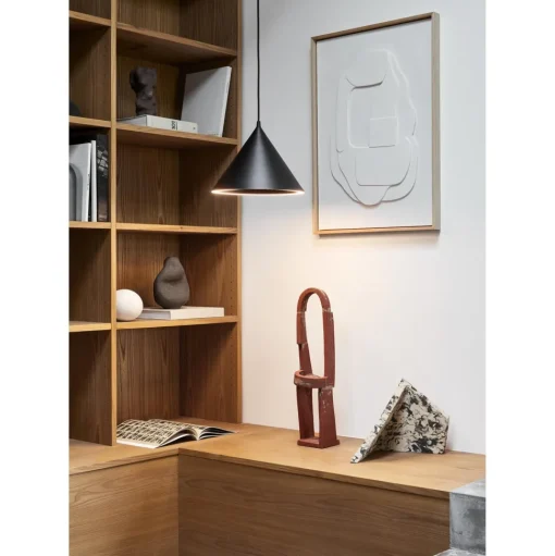 Woud Annular Pendel Stor Sort