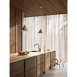 Woud Annular Pendler Stor Beige