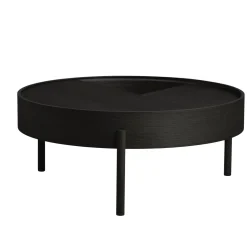 Woud Arc Sofabord Sort AskØ89