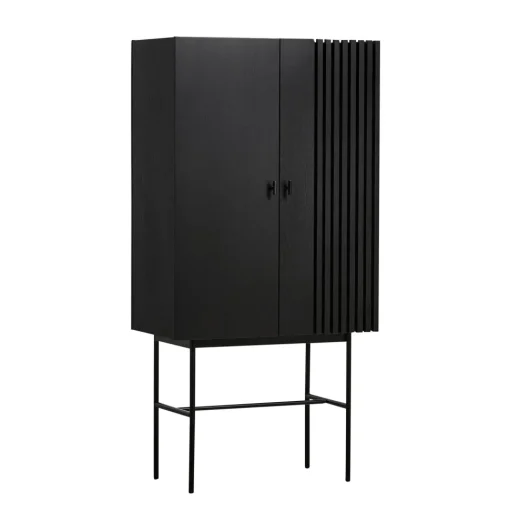Woud Array Skab Sort Eg 80 cm