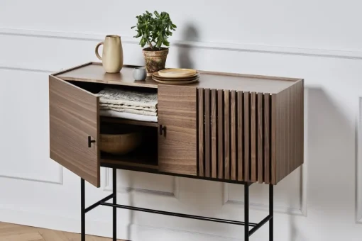 Woud Array Skánk Valnødfiner/Sort 120 cm