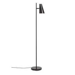 Woud Cono Gulvlampe Sort
