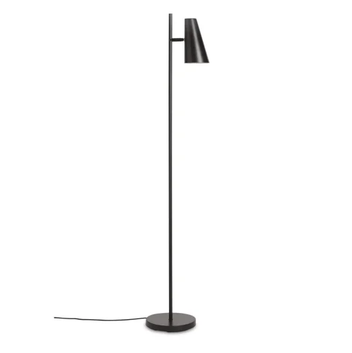 Woud Cono Gulvlampe Sort