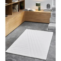 Woud Kyoto Gulvtáppe 140x90 cm Off White