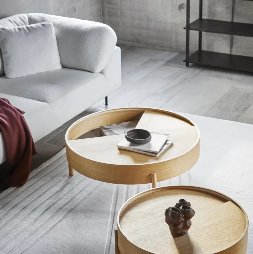 Woud Kyoto Gulvtáppe 140x90 cm Off White