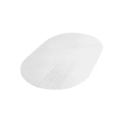 Woud Kyoto Ovalt Guldtáppe 340x210 cm Off White