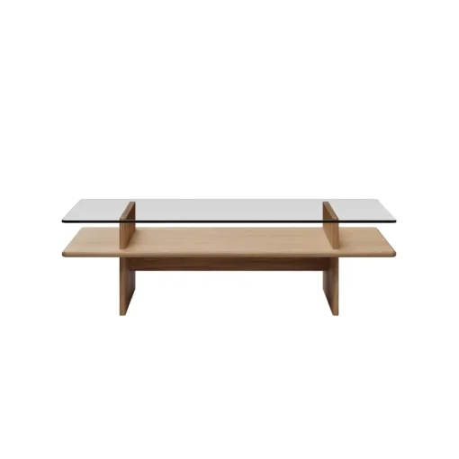 Woud Parallel Sofabord 120x60 Hvidpigmenteret Eg