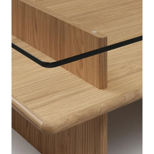 Woud Parallel Sofabord 120x60 Hvidpigmenteret Eg