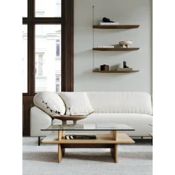 Woud Parallel Sofabord 120x60 Hvidpigmenteret Eg