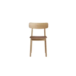 Woud Soma Spisebordsstol Polstret 2 Stk. Oileret Eg/Cognac