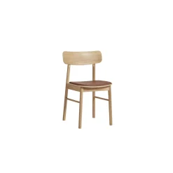 Woud Soma Spisebordsstol Polstret 2 Stk. Oileret Eg/Cognac