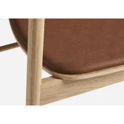 Woud Soma Spisebordsstol Polstret 2 Stk. Oileret Eg/Cognac