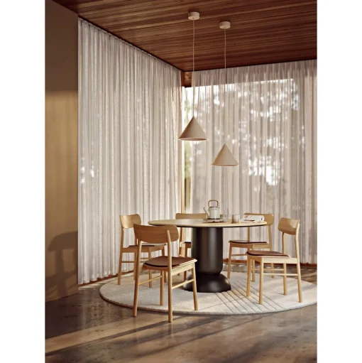 Woud Soma Spisebordsstol Polstret 2 Stk. Oileret Eg/Cognac