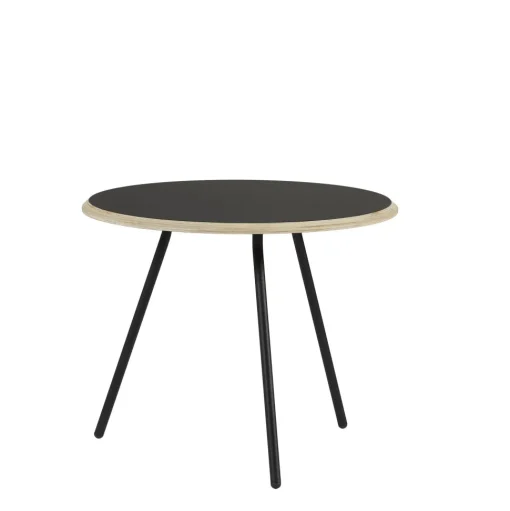 Woud Soround Sofabord Sort LaminatØ60 H49