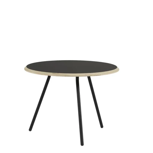 Woud Soround Sofabord Sort LaminatØ60 H44,5