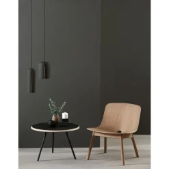 Woud Soround Sofabord Sort LaminatØ60 H44,5