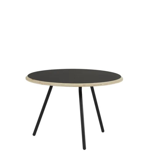 Woud Soround Sofabord Sort LaminatØ60 H40,5