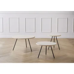 Woud Soround Sofabord Sort LaminatØ60 H40,5