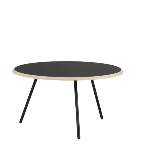 Woud Soround Sofabord Sort LaminatØ75 H40,5