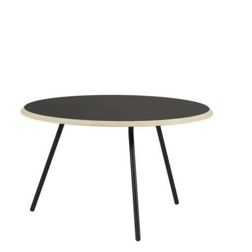 Woud Soround Sofabord Sort LaminatØ75 H44,5