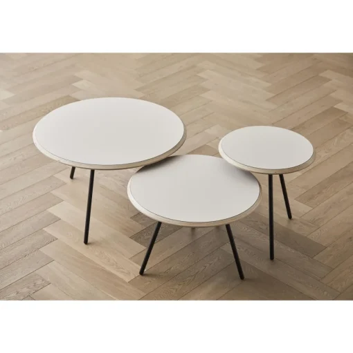 Woud Soround Sofabord Sort LaminatØ75 H44,5