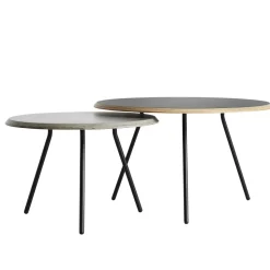 Woud Soround Sofabord Sort LaminatØ75 H44,5
