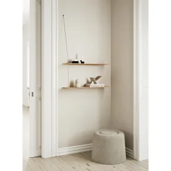 Woud Stedge Ekstra Hylde Sort Eg 60 Cm