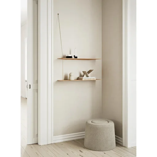 Woud Stedge Ekstra Hylde Sort Eg 60 Cm