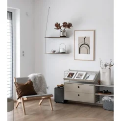 Woud Stedge Ekstra Hylde Sort Eg 60 Cm
