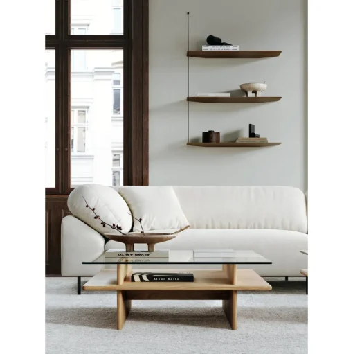 Woud Stedge Ekstra Hylde Sort Eg 60 Cm