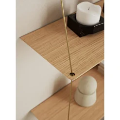 Woud Stedge Ekstra Hylde Sort Eg 60 Cm