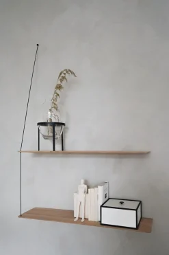 Woud Stedge Hylde 80 cm Hvidpigmenteret Lakeret Eg