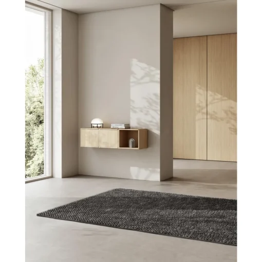 Woud Tact Gulvtáppe 170x240 cm Antracit Grå