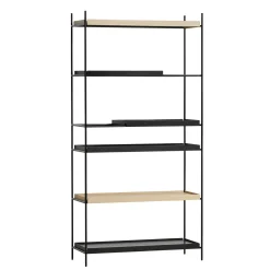 Woud Tray Style 11 Reol Høj Eg/Sort
