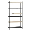 Woud Tray Style 10 Reol Høj Eg/Sort