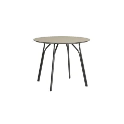 Woud Tree Rundt BordØ90 Sort/Beige Laminat