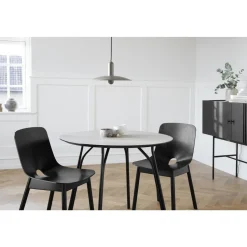 Woud Tree Rundt BordØ90 Sort/Gråsort Laminat